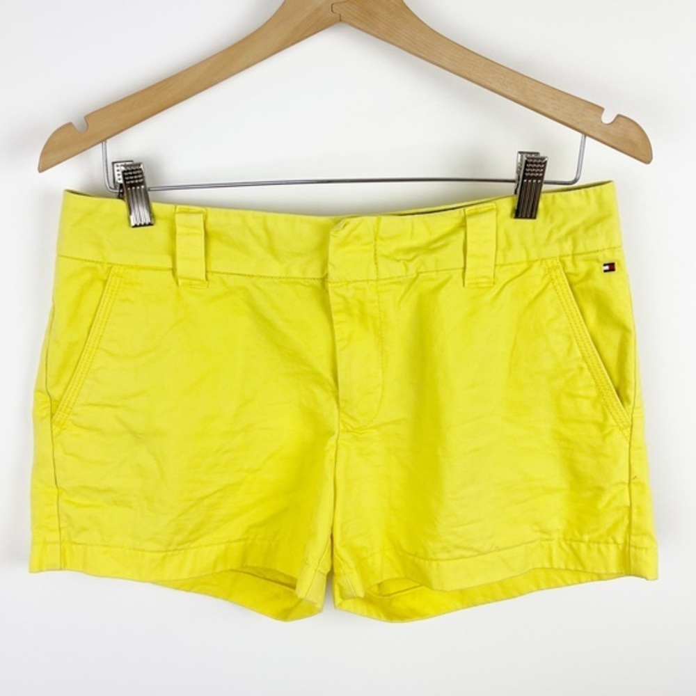Tommy Hilfiger Canary Twill Chino Shorts - Size 6